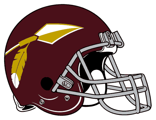 Washington Redskins 1965-1969 Helmet Logo iron on paper